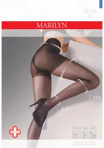 Rajstopy XL Marilyn Relax 20 den duży klin